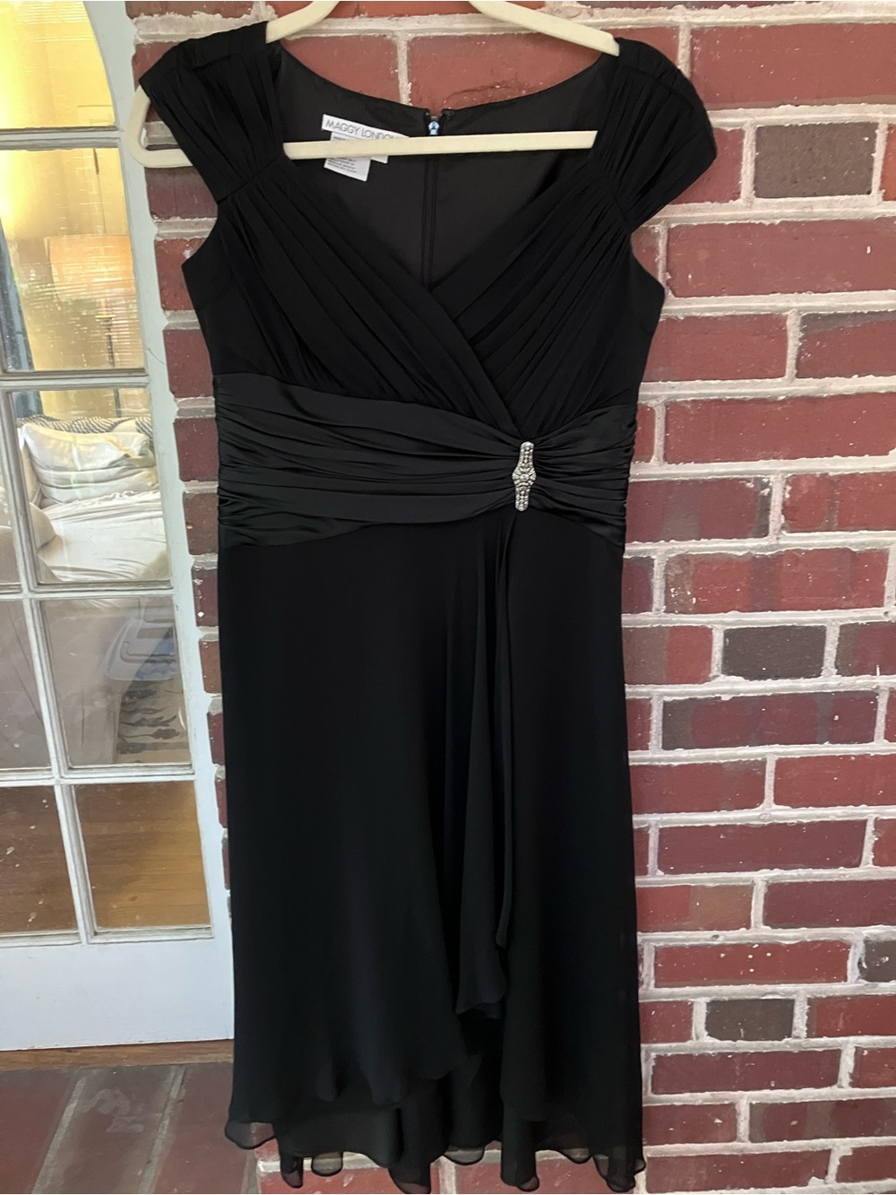 Maggy London Crepe Silk Dress